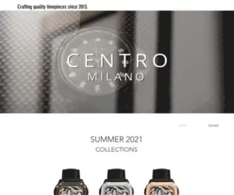 Centromilanowatches.com(Centro Milano) Screenshot