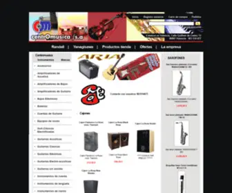 Centromusica.net(Centromusica Valencia Tienda de instrumentos musicales) Screenshot