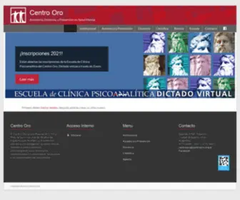 Centrooro.org.ar(Centro Oro) Screenshot