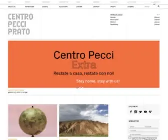 Centropecci.it(Centro Pecci) Screenshot