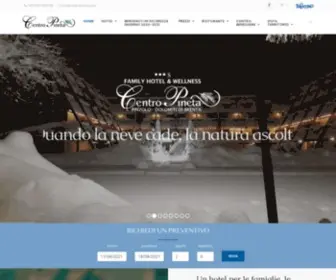 Centropineta.com(Hotel Pinzolo) Screenshot