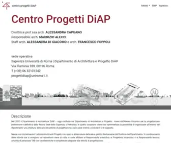 Centroprogettidiap.it(Centro Progetti DiAP) Screenshot