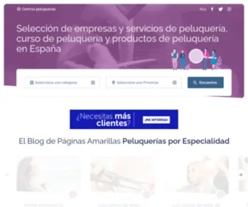 Centros-Peluquerias.es(Peluquería) Screenshot