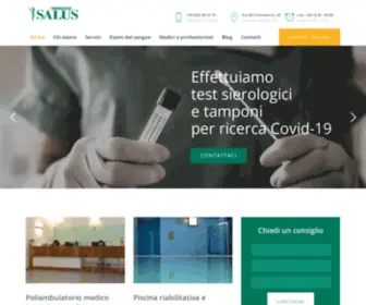 Centrosalus.info(Poliambulatorio medico specializzato in fisioterapia) Screenshot