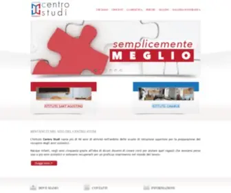 Centrosantagostino.org(Corsi di recupero Milano Centro Studi Istituto Santagostino e Istituto Cimabue d'arte e cultura) Screenshot