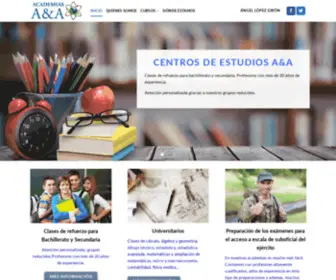 Centrosdeestudiosaya.es(Centros de Formación A&A) Screenshot