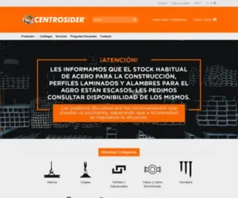 Centrosider.com.ar(Productos Metalúrgicos) Screenshot