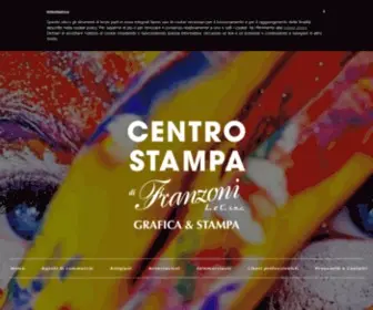 Centrostampafranzoni.com(Centro Stampa Franzoni) Screenshot