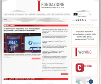 Centrostudicni.it(Centro Studi Consiglio Nazionale Ingegneri) Screenshot