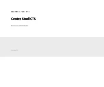 Centrostudicts.it(Centro Studi CTS) Screenshot