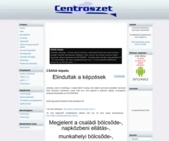 Centroszet.hu(Szakképzés) Screenshot