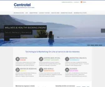 Centrotel.es(Tecnología & Marketing On Line al servicio de los Hoteles) Screenshot