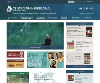 Centrotranspersonal.com.ar(Centro Transpersonal de Buenos Aires) Screenshot