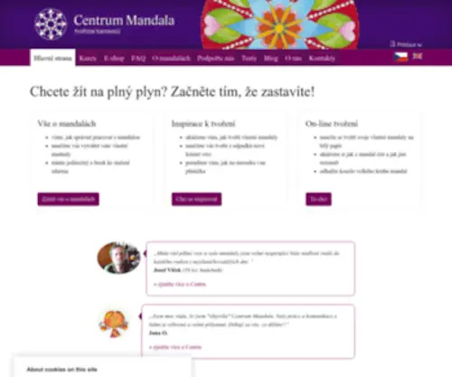 Centrum-Mandala.cz(Centrum Mandala) Screenshot