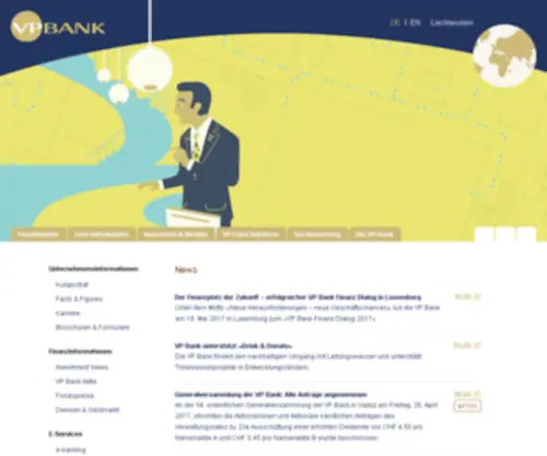 Centrumbank.com(Centrum Bank Aktiengesellschaft) Screenshot