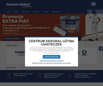 Centrumdekoral.pl(Doradzamy w zakresie technik malarskich i doboru profesjonalnych produktów) Screenshot
