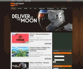 Centrumher.eu(Nezávislý herný magazín plný noviniek zo sveta PC) Screenshot