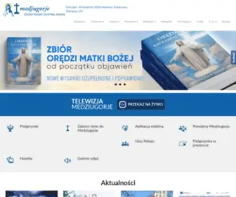 Centrummedjugorje.pl(Polskie Centrum Informacyjne "MIR" Medjugorje) Screenshot