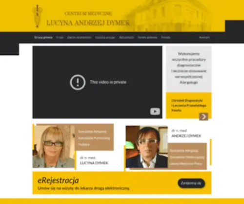 Centrummedyczne.com.pl(Alergolog i Pulmonolog) Screenshot
