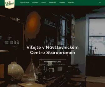 Centrumstaropramen.cz(Staropramen Center) Screenshot