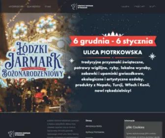 Centrumwydarzen.lodz.pl(Łódzkie Centrum Wydarzeń) Screenshot