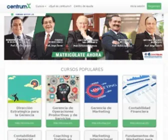 Centrumx.com(Moodle) Screenshot