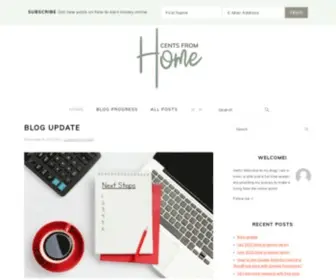 Centsfromhome.com(Cents From Home) Screenshot