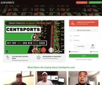 Centsports.com Screenshot