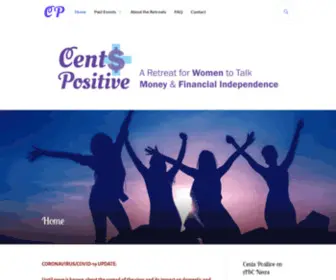 Centspositive.com(A Retreat for Women to Talk Money & Financial Independence) Screenshot