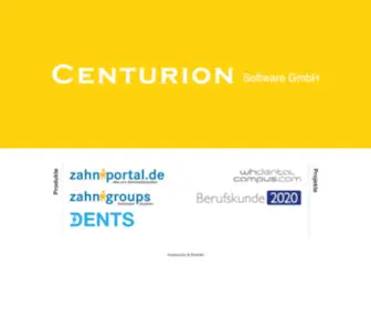 Centurion-Software.de(CENTURION Software GmbH) Screenshot