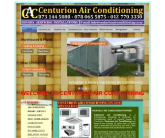 Centurionairconditioning.co.za(Centurion Air Conditioning) Screenshot