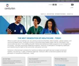 Centurionmanagedcare.com(Centurion Managed Care) Screenshot