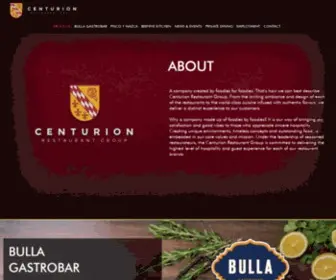 Centurionrestaurantgroup.com(Centurion) Screenshot