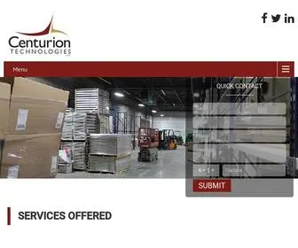 Centuriontechnologies.com(Centurion Technologies was established in 2000 and) Screenshot