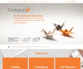Centurionvat.com(Independent VAT Specialists) Screenshot