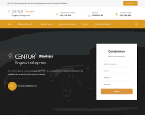 Centursecurity.com(CENTUR®) Screenshot