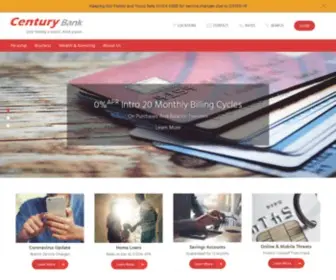 Century-Bank.com(Century Bank) Screenshot