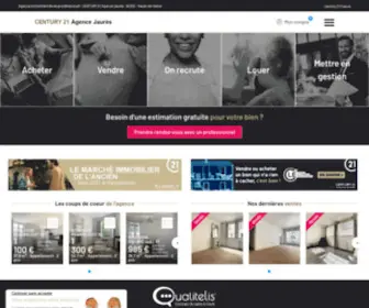 Century21-Jaures-Boulogne.com(Agence immobilière Boulogne Billancourt) Screenshot