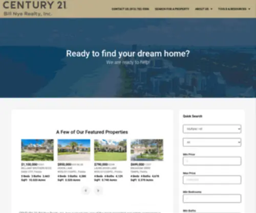 Century21BNR.com(C21 Bill Nye Realty) Screenshot