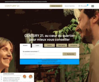 Century21.fr(Agences immobilières CENTURY 21) Screenshot