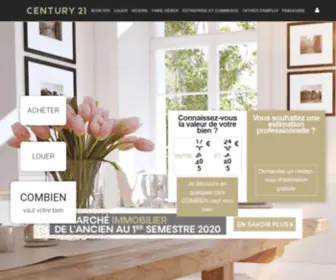 Century21France.fr(Agences immobilières CENTURY 21) Screenshot