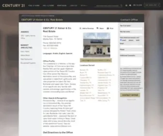 Century21Keiser.com(Century 21 Keiser) Screenshot