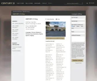 Century21King.com(Century 21 King Real Estate) Screenshot