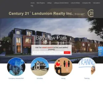 Century21Landunion.com(Century 21 Landunion Realty Inc) Screenshot