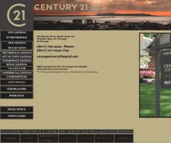 Century21Superior.com(Thunder Bay Real Estate) Screenshot