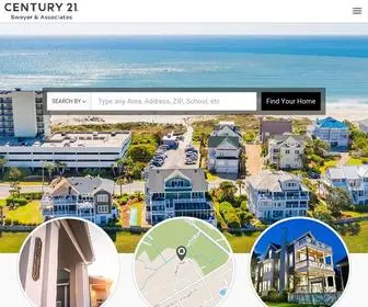 Century21Sweyer.com(Eastern North Carolina Real Estate) Screenshot