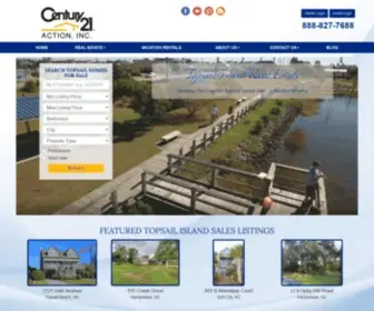 Century21Topsail.com(Topsail Real Estate Sales) Screenshot