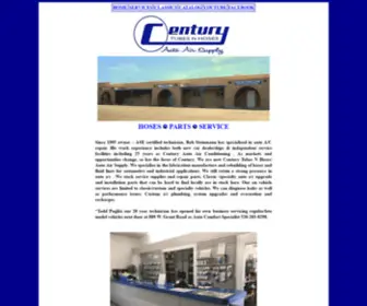 Centuryautoair.com(Automobile Air Conditioning Parts of Tucson Arizona) Screenshot