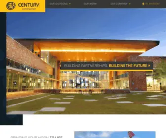 Centurycg.com(Century Construction) Screenshot