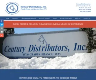 Centurydist.com(Century Distributors) Screenshot